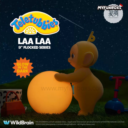Teletubbies La-La Glow Figure, 23cm, Flocked