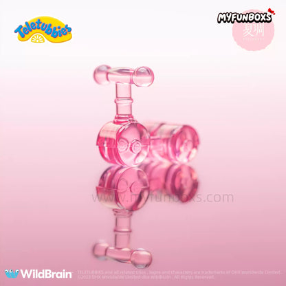 Teletubbies Po Flocked Figure on Card with Glow Car