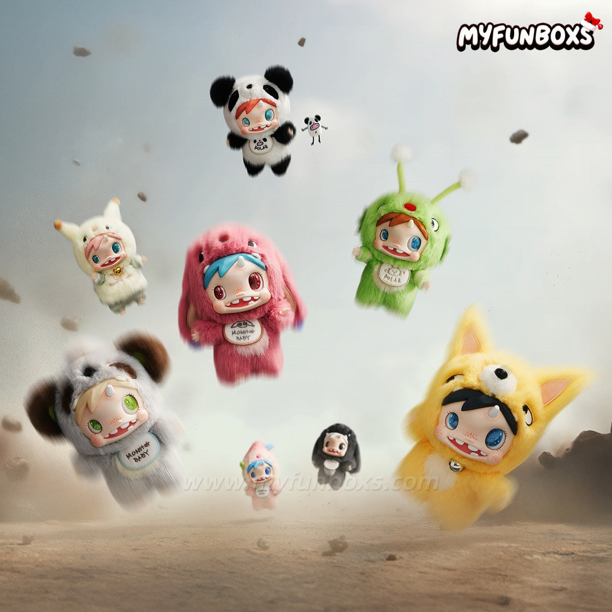 POLAR-Monster Baby Collection Series Plush Pendant Ver.1