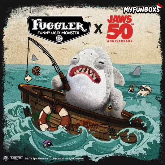 Fuggler “Great White” Furry Fiends Plush Toy