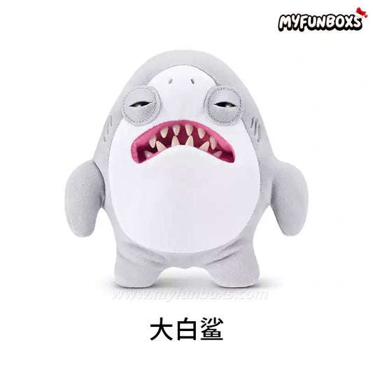 Fuggler “Great White” Furry Fiends Plush Toy