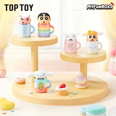 Crayon Shinchan X Cinnamoroll Teacup Series Mini Figures Bags