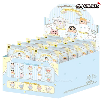 Crayon Shinchan X Cinnamoroll Teacup Series Mini Figures Bags