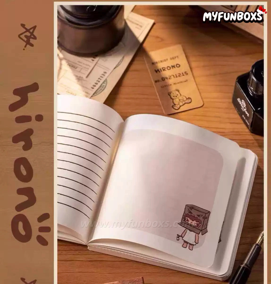 Hirono: A Little Mischief Series Notebook