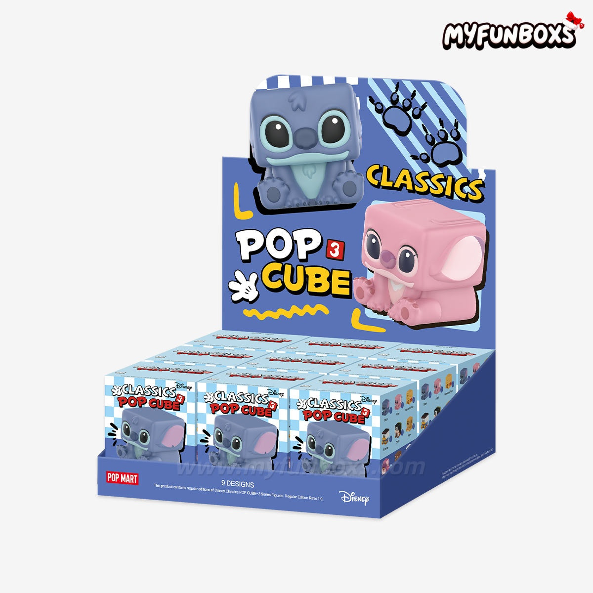 Disney Classics POP CUBE-3 Series Figures Blind Box