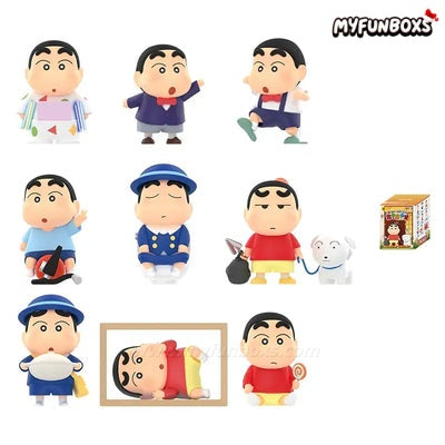 CRAYON SHINCHAN Retro Daily Life Series Figures Blind Box