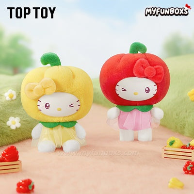 Sanrio Characters Fruit & Vegetable Series Mini Vinyl Keychain Pendant Blind Box