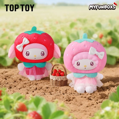 Sanrio Characters Fruit & Vegetable Series Mini Vinyl Keychain Pendant Blind Box