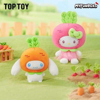 Sanrio Characters Fruit & Vegetable Series Mini Vinyl Keychain Pendant Blind Box