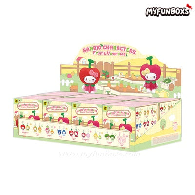 Sanrio Characters Fruit & Vegetable Series Mini Vinyl Keychain Pendant Blind Box