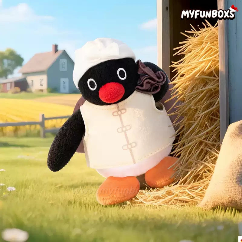 Pingu Happy Farm Gardener Series Plush Blind Box