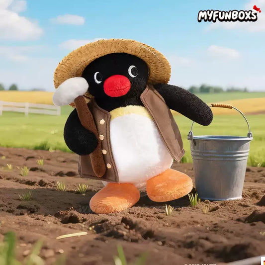 Pingu Happy Farm Gardener Series Plush Blind Box