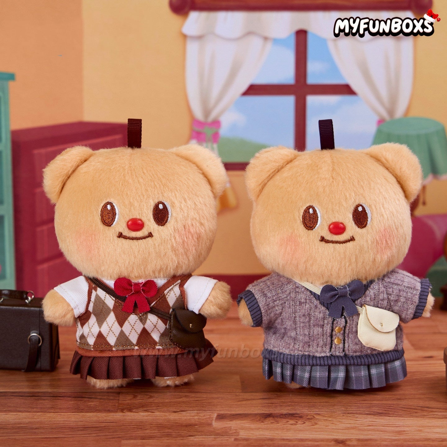 Butterbear Retro Series Dress-Up Plush Blind Box