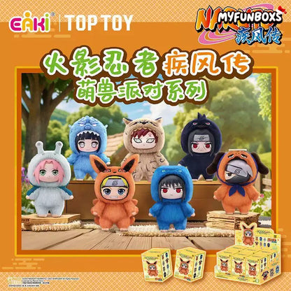 Naruto Beast Party Plush Keychains Blind Box