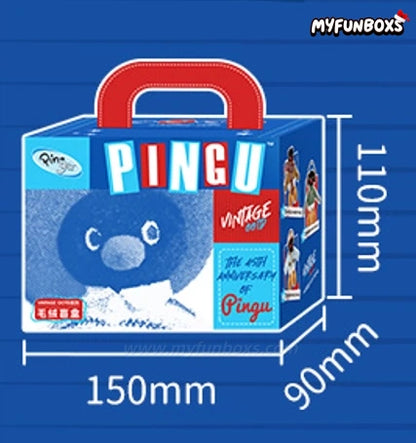 Pingu 45th Anniversary Limited: VINTAGE OOTD Series Plush Blind Box 1 BOX