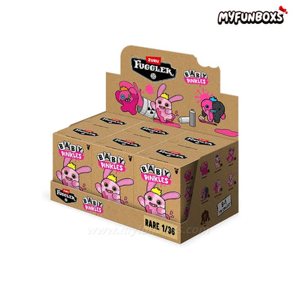 Fuggler Pink Treasure Series: Furry Fiends Plush Blind Box 1 SET (6 BOXES)
