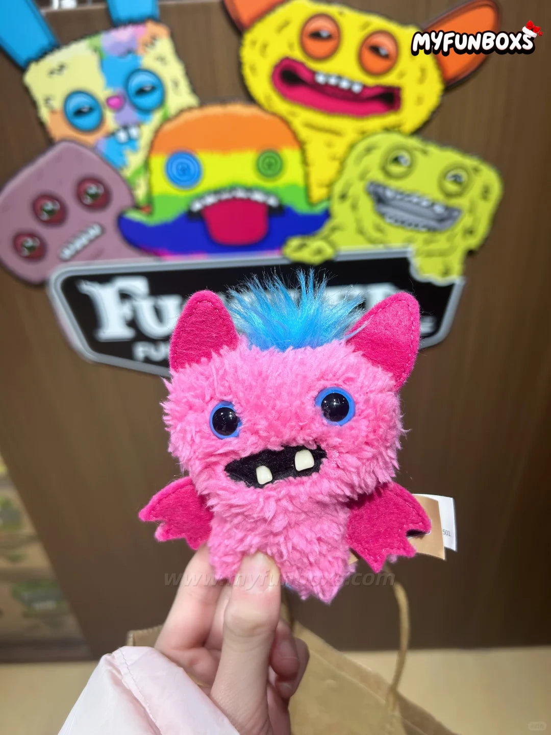 Fuggler Pink Treasure Series: Furry Fiends Plush Blind Box