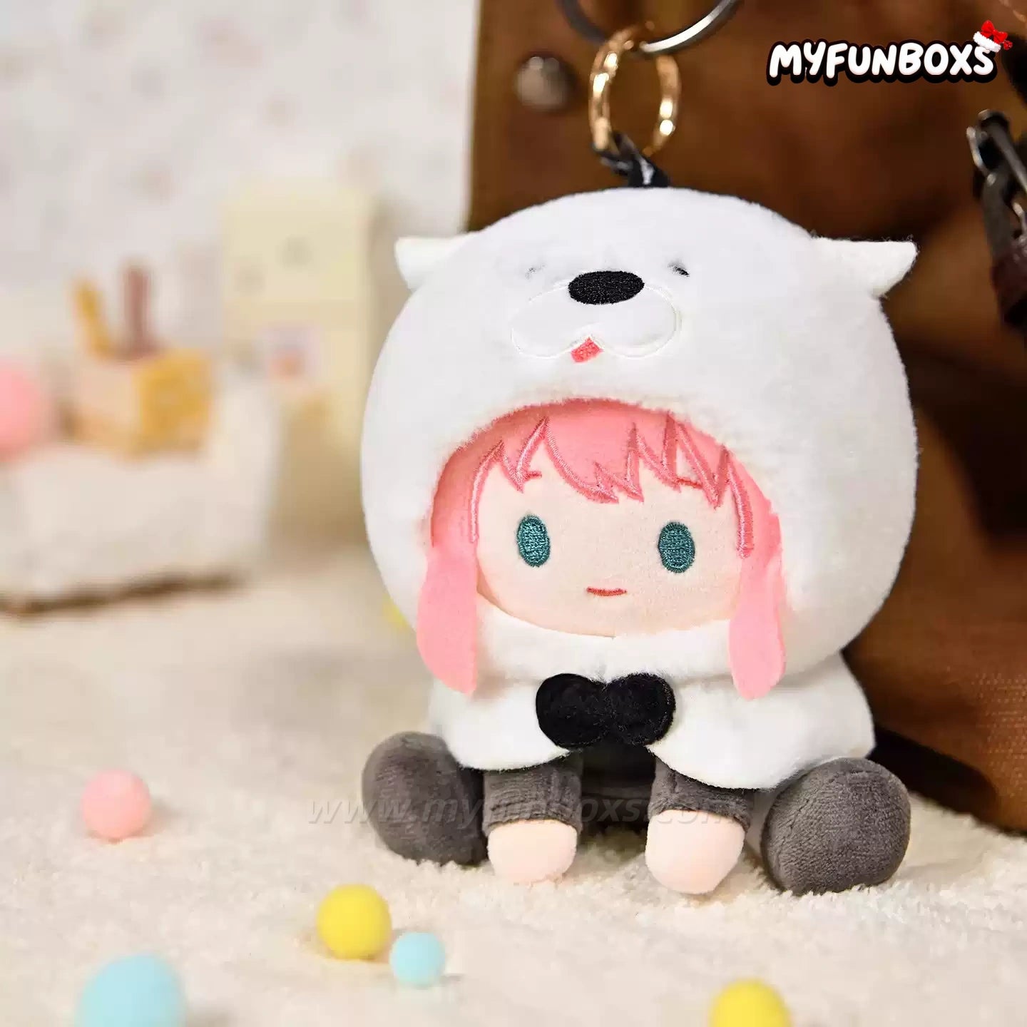 SPY x FAMILY: All Seated Series Plush Keychain Blind Box