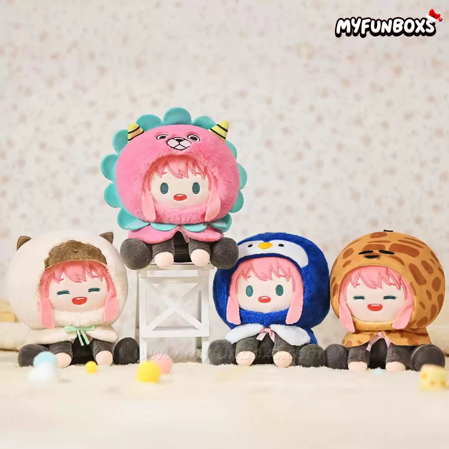 SPY x FAMILY: All Seated Series Plush Keychain Blind Box