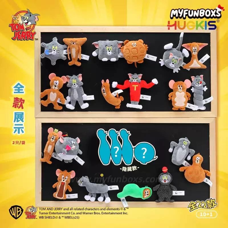 Tom and Jerry Plush Magnetic Transformable Keychain - Blind Bag