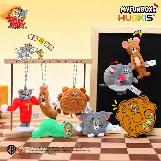 Tom and Jerry Plush Magnetic Transformable Keychain - Blind Bag