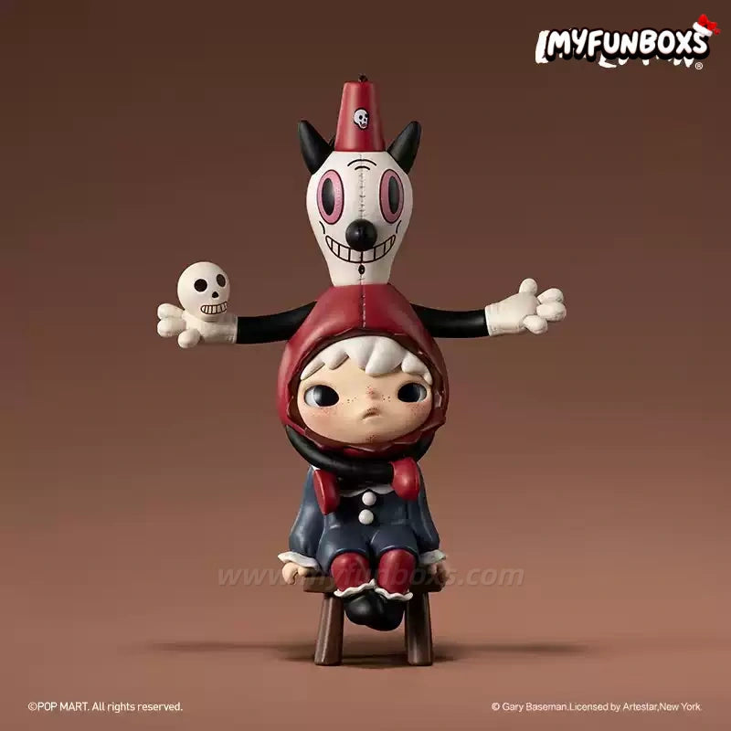 Pop Mart Hirono × Gary Baseman Collectible Figure on Blister Card