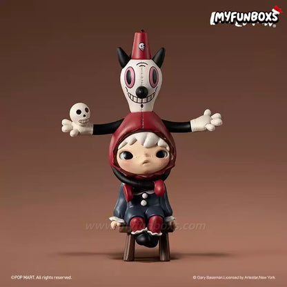 Pop Mart Hirono × Gary Baseman Collectible Figure on Blister Card