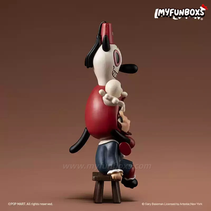 Pop Mart Hirono × Gary Baseman Collectible Figure on Blister Card