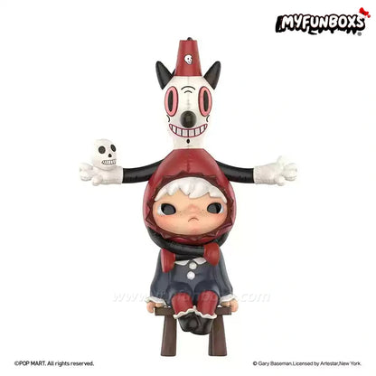 Pop Mart Hirono × Gary Baseman Collectible Figure on Blister Card