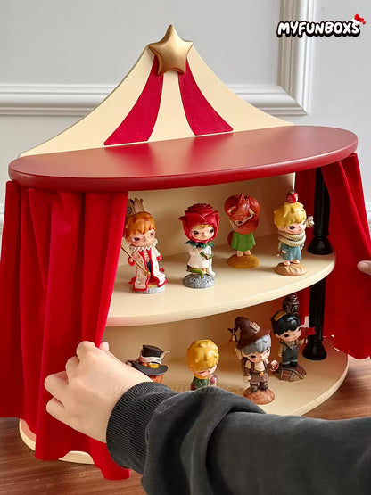 Circus-Themed Collectible Figure Display Stand