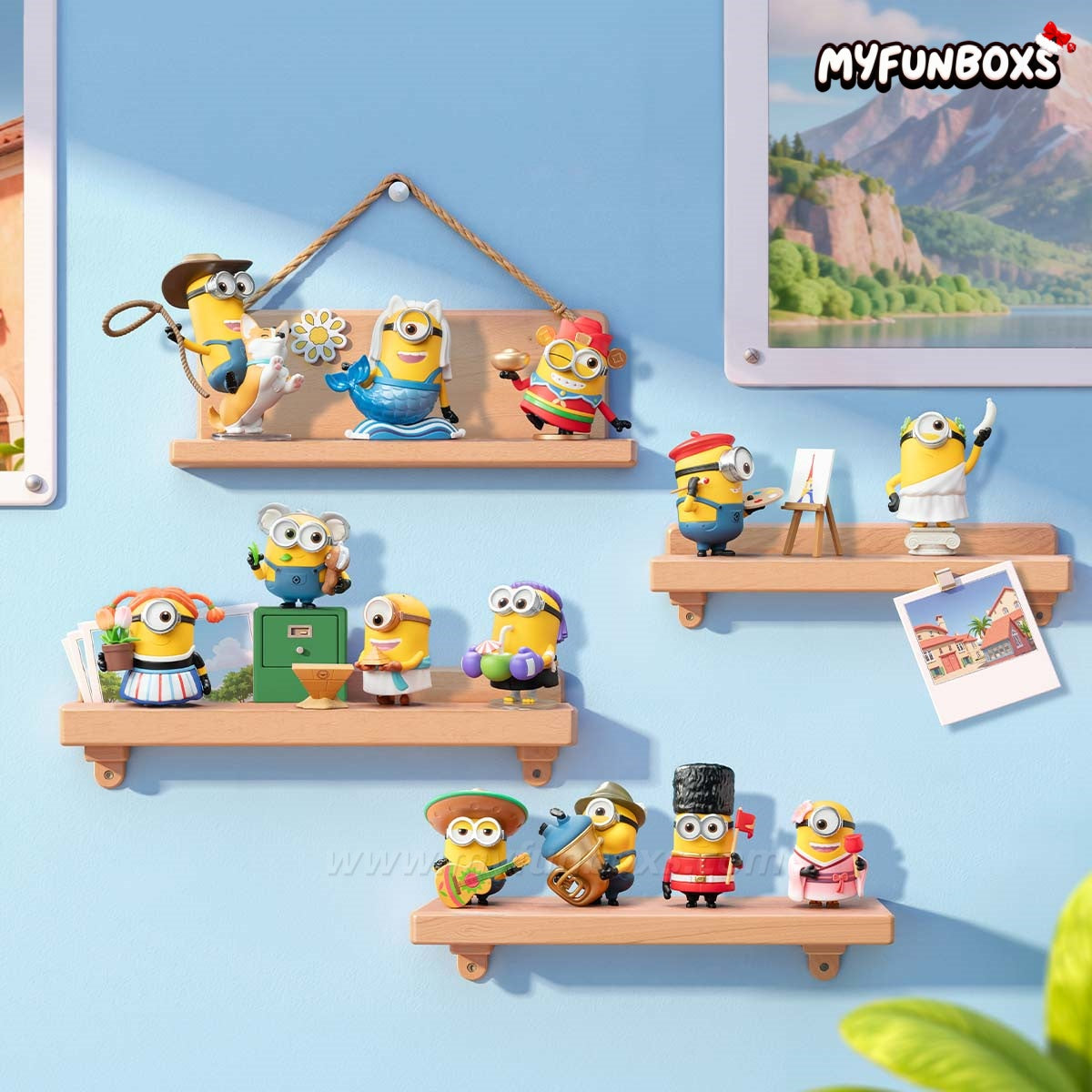 Minions Bello World Series Figures Blind Box