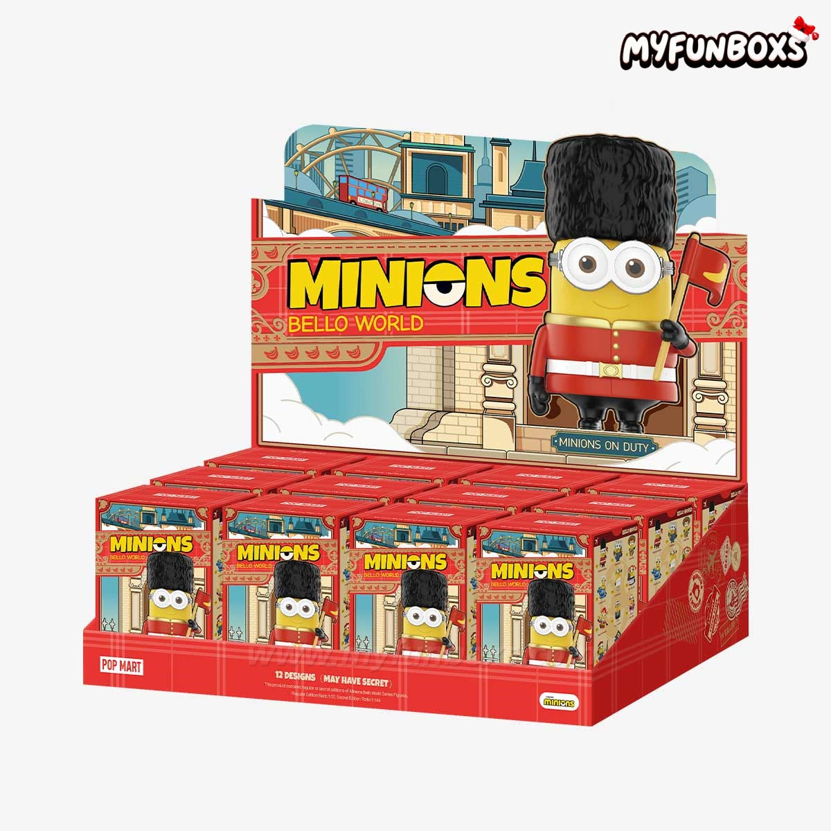 Minions Bello World Series Figures Blind Box 1 SET (12 BOXES)