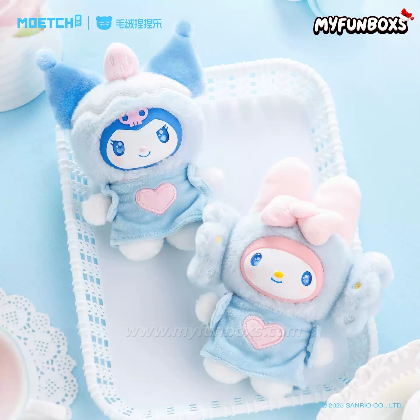 Sanrio Heartbeat Blue Squeezable Vinyl-Plush Blind Box