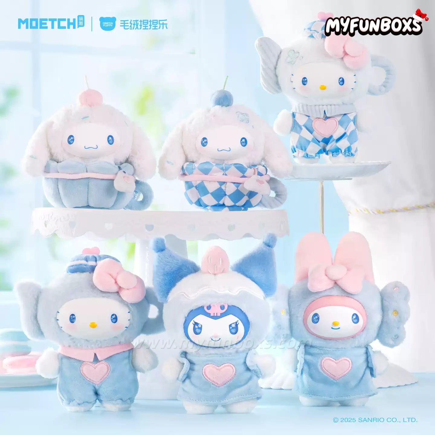 Sanrio Heartbeat Blue Squeezable Vinyl-Plush Blind Box