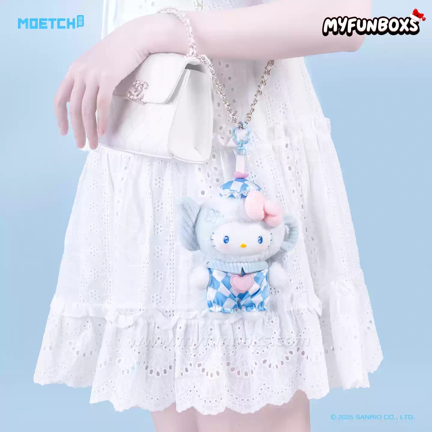 Sanrio Heartbeat Blue Squeezable Vinyl-Plush Blind Box