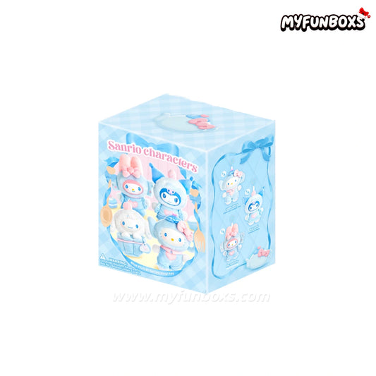 Sanrio Heartbeat Blue Squeezable Vinyl-Plush Blind Box 1 BOX