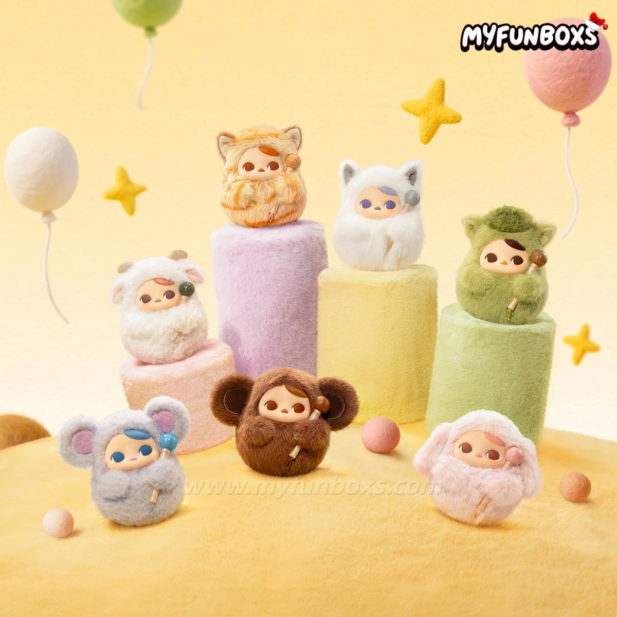 POP MART Pucky Tap Tap Babies Series Plush Blind Box