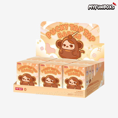 POP MART Pucky Tap Tap Babies Series Plush Blind Box 1 SET (6 BOXES)