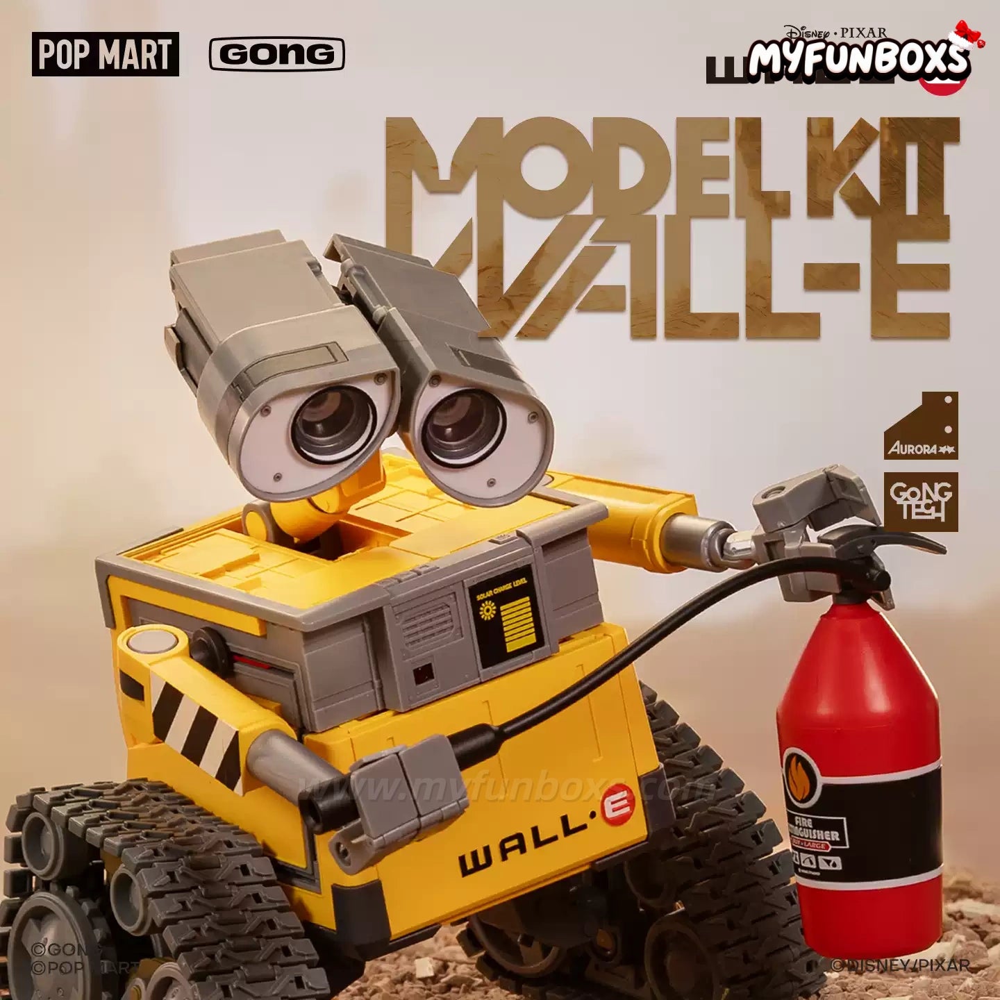 Pop Mart × WALL-E Assembly Model Kit