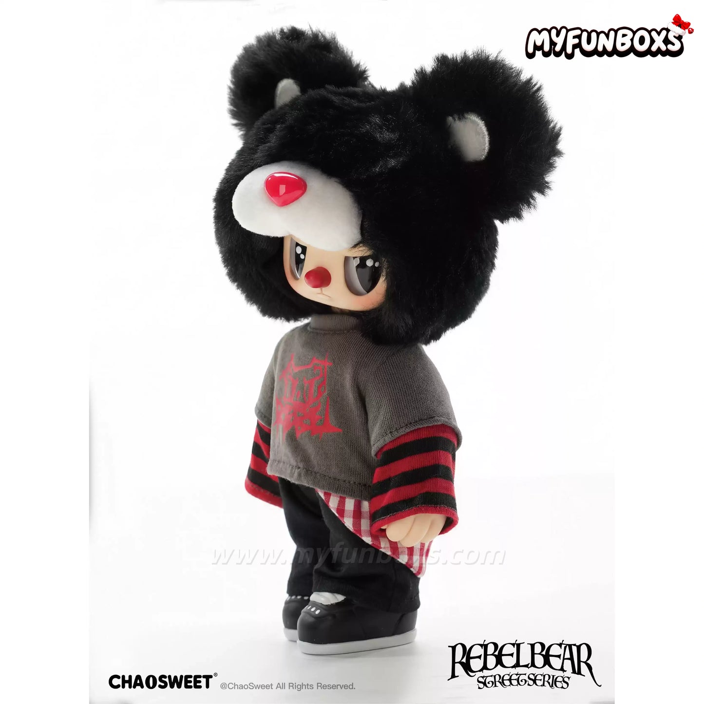 Chaotic Rebel Bear Street Series Articulated Blind Box