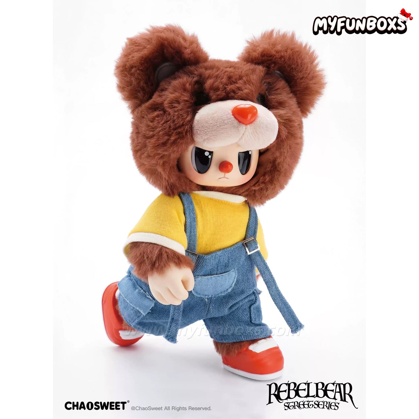 Chaotic Rebel Bear Street Series Articulated Blind Box
