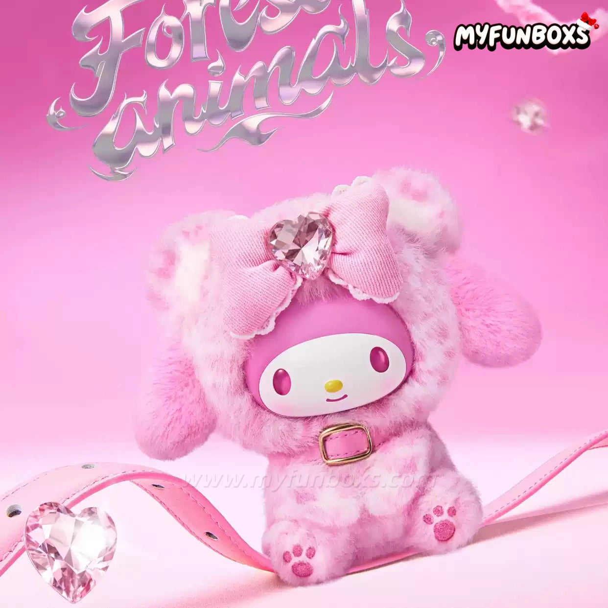 SANRI0 Characters Forest Friends Series Vinyl Plush Pendant Blind Box