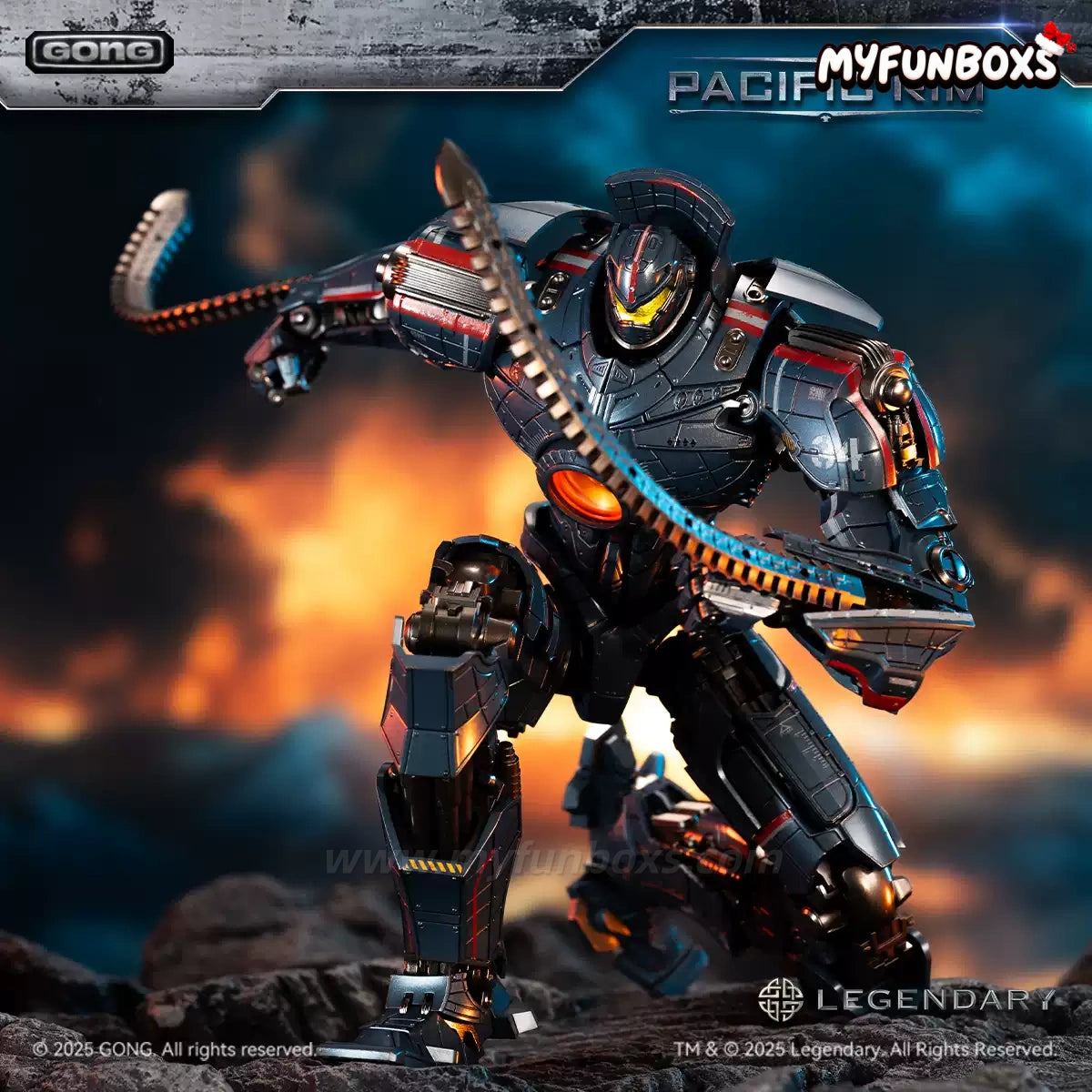 Pacific Rim Gipsy Danger Action Figure - Die-cast Edition