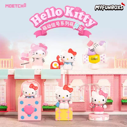 Hello Kitty Heartbeat Signal Wind-up Figure Blind Box