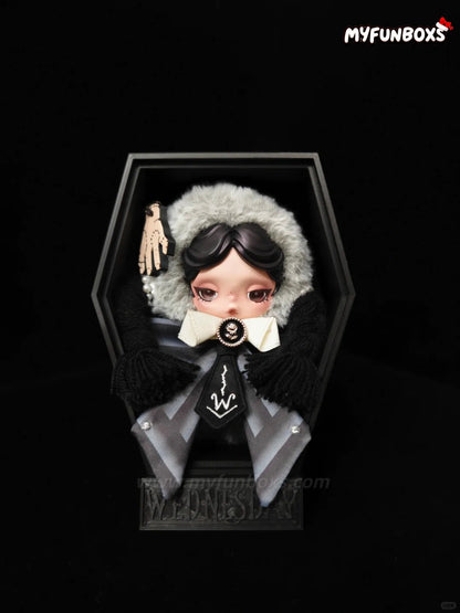 Skull Panda × Wednesday: Coffin Display Case