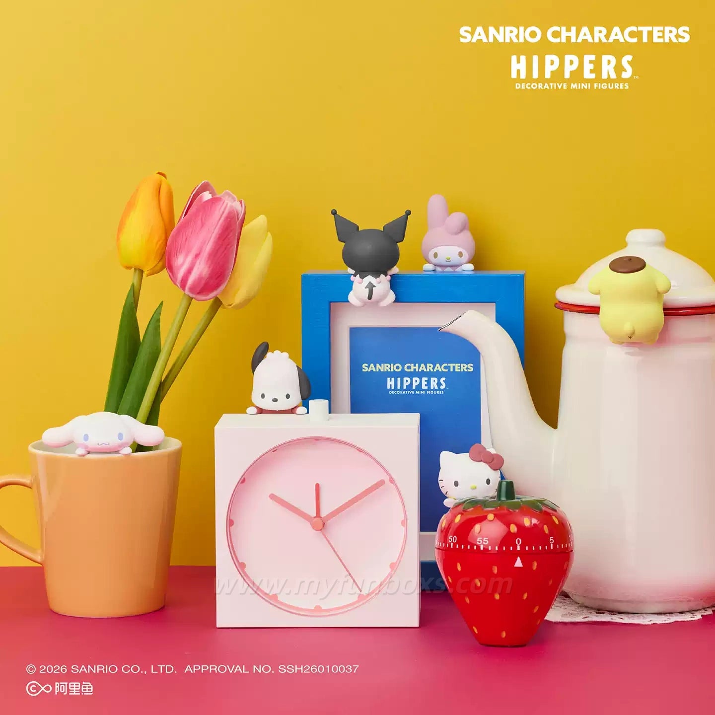 Sonny Angel × SANRl0 Characters HIPPERS HK AND FRIENDS Decorative Mini Figures Blind Box(Pre-Order)