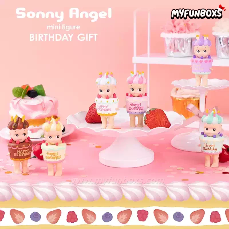 Sonny Angel Birthday Gift Series Figures, Blind Box