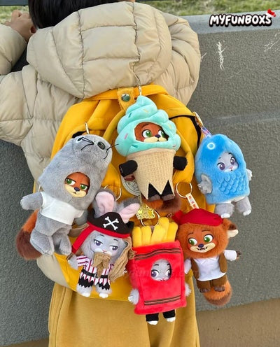 ZOOTOPIA 2 NICK and JUDY Best Undercover Keychain Plush Series Figure Blind Box