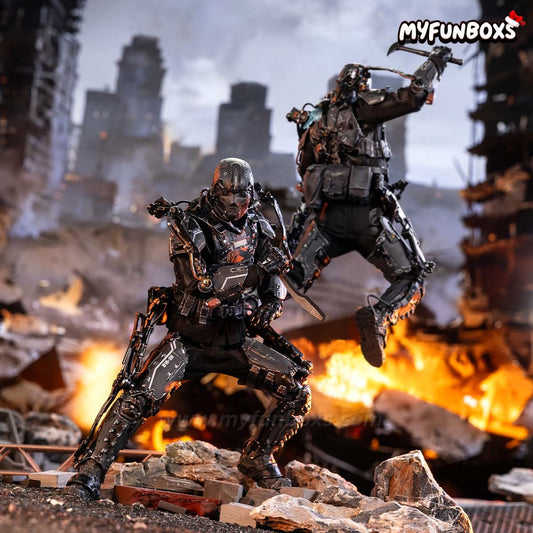 POP MART Warriors of Future Tyler/Johnson Cheng 1/8 Collectible Action Figure