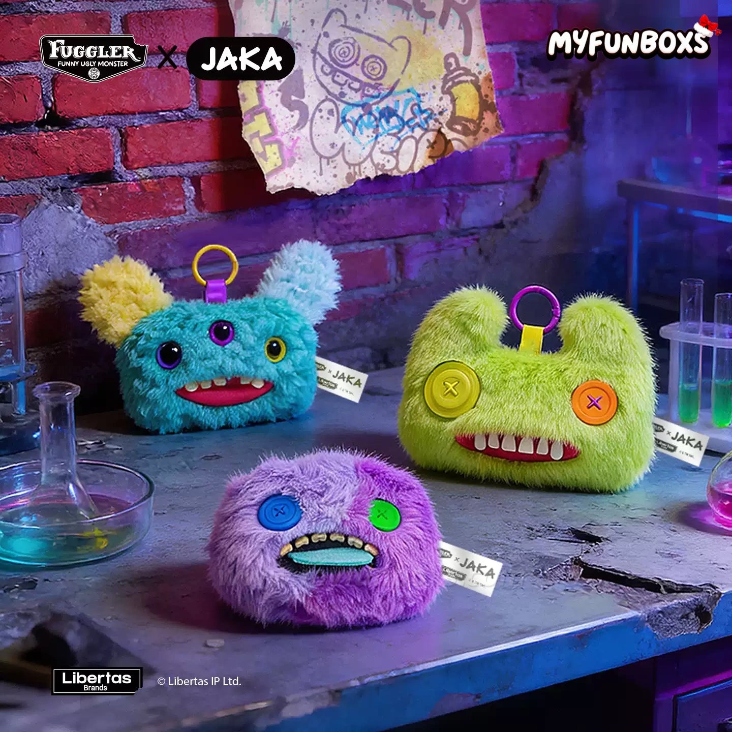 Fuggler × JAKA: Lab Escape Series - Furry Fiends Tote Bag